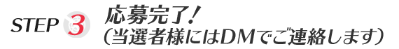応募完了、あとは待つだけ
