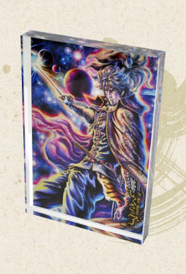 『いくさの子 -織田三郎信長伝-』 アクリルキューブ イメージ画像