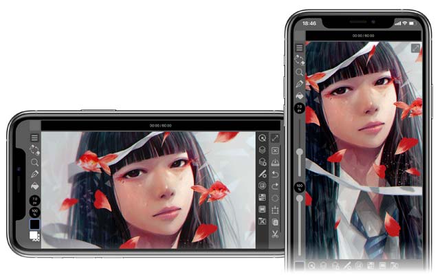 iPhoneで本格イラスト制作!