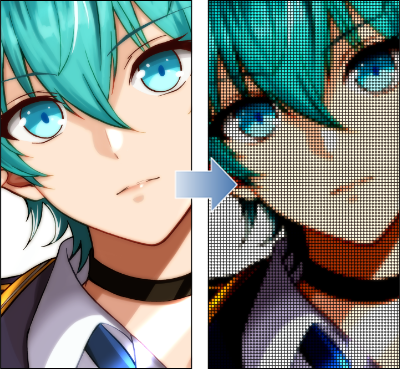 LEDディスプレイ風